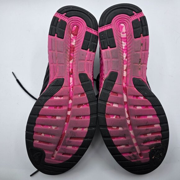 Asics FuzeX Breast Cancer Awareness Mens Size 9 Black Pink Athletic Shoes T6J2N - Picture 8 of 13